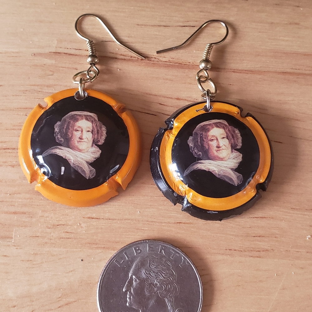 Veuve Cliquot earrings